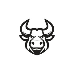 Bull head mascot.