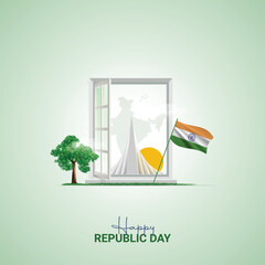 India Republic Day Creative Design for Social Media Post