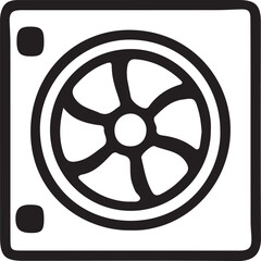 isolated exhaust fan icon Vector, exhaust fan Silhouette,exhaust fan icon set, exhaust fan for logo,color exhaust fan Vector illustration, Vector Graphic, EPS 10 , clip art work,