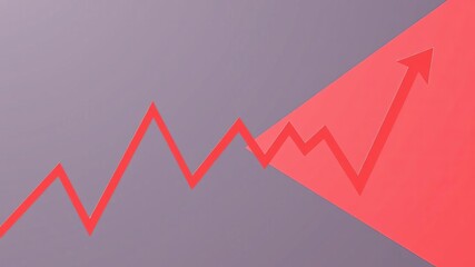 Obraz premium Minimal vector illustration symbolizing business crash and failure, bankruptcy crisis, market decline with abstract graphs and falling stocks, falling stocks, symbol