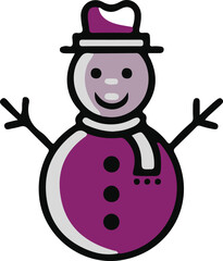 isolated snowman Vector, snowman Silhouette, snowman icon set, snowman logo,snowman Vector illustration, Vector Graphic, EPS 10 , clip art work,