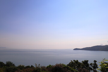 穏やかな牛窓の海と島
