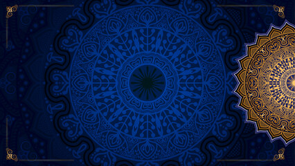 Luxury mandala background with golden arabesque pattern Arabic Islamic east style. Ramadan Style Decorative mandala. Mandala for print, poster, cover, brochure, flyer, banner