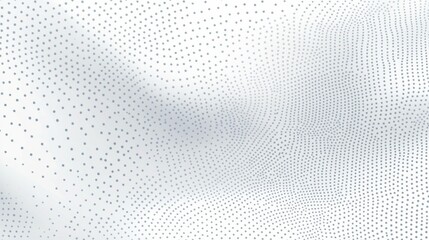 Dot white gray wave light technology texture background. Abstract big data digital concept.