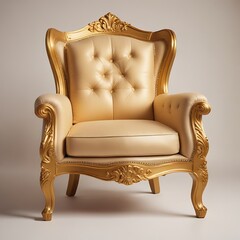 Luxury golden chair