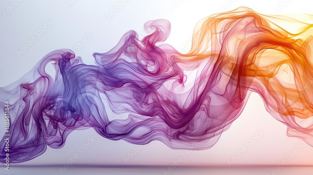 Poster abstract colorful particle wave: a dynamic and vibrant visual design