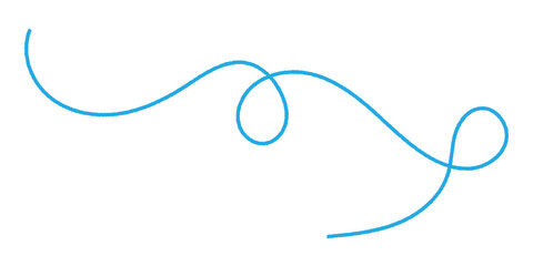 Set of blue thread icons. blue long thread icon. eps 10.