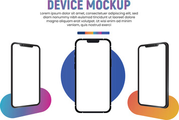 mobile phone mockup - ui ux design