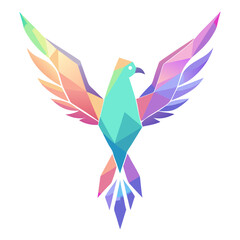 Fototapeta premium Fantasy Crystal Bird