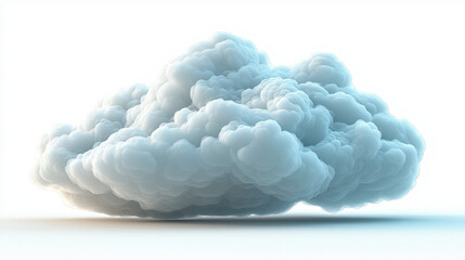 clouds  or smoke on the white  background