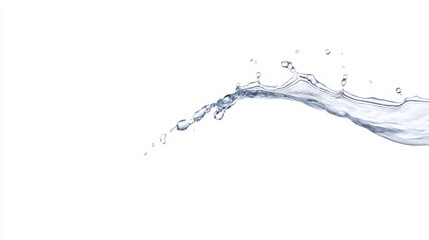 Dynamic Water Splash High-Resolution Image of a Curving Wave, Water Photography Concept, Water Texture water splash, liquid photography