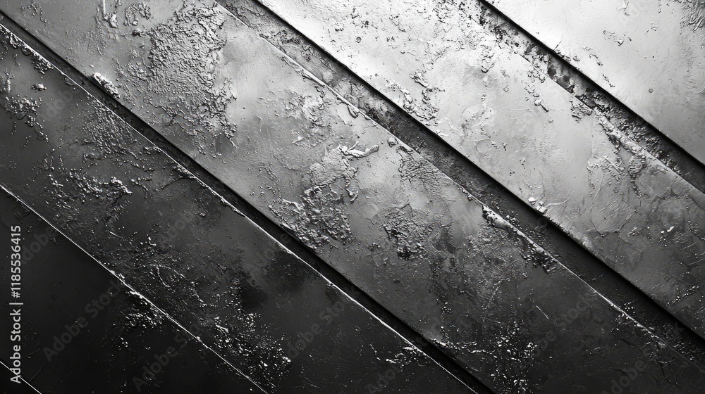 Poster abstract gray metallic texture with diagonal lines