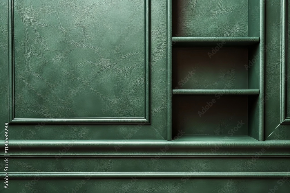Poster abstract technological background with vibrant green palette symbolizing innovation and progress