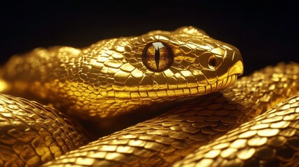 Obraz premium Golden Zodiac Symbol in Minimalist Style