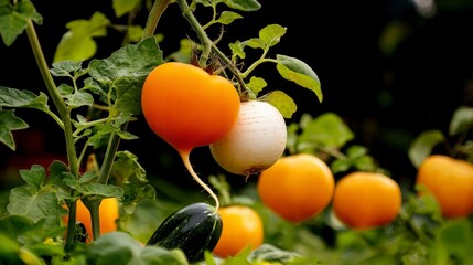 Fresh Organic Vegetables   Fruits Harvest  Tomatoes  Onions  Cucumbers
