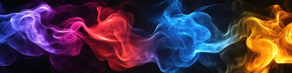 Fototapeta premium Bold abstract background featuring vivid glowing tones and seamless transitions