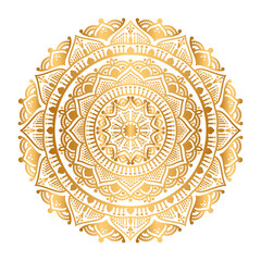 luxury royal golden mandala for indian wedding invitation card template design islamic arabic mandala ornament background 