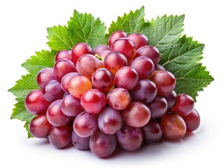 Fototapeta premium Lush organic grapes, ripe and juicy, captured in a high-resolution aerial drone shot.