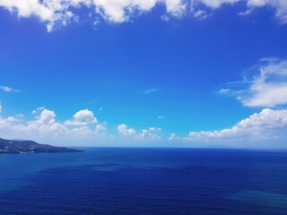 Sky and sea of ​​Amalfi, Italy