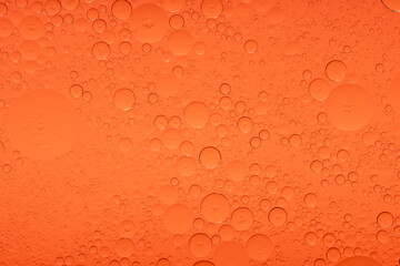Macro Microscope red bubble texture close-up blood liquid, red macro bubbles Backgrounds red water...