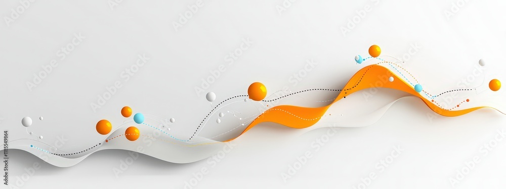 Aufkleber interactive line graphs tracking business performance metrics