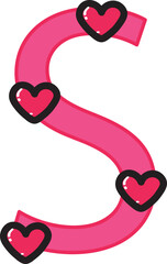 Obraz premium Valentine's Day Character