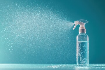 Spray Bottle Dispensing Fine Mist Of Liquid