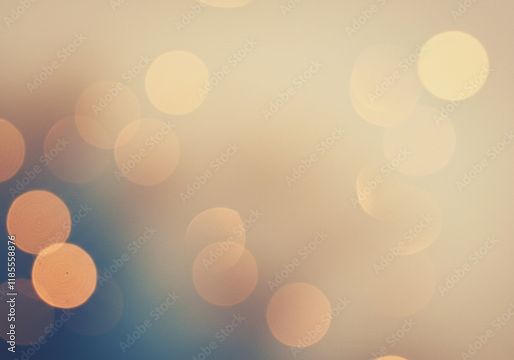 Aufkleber an abstract composition of blurred shapes and vibrant colors creates an out-of-focus canvas with a p