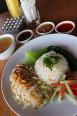 chicken hainan chinese authentic tradisional food