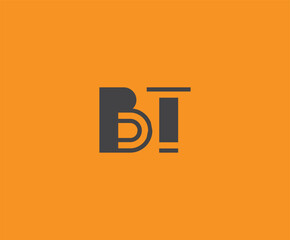 B and T logo design. BT abstract Letters Logo Monogram. This logo design is the process of creating a visual symbol that represents a brand, company, or individual.