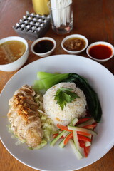 chicken hainan chinese authentic tradisional food