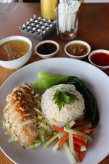 chicken hainan chinese authentic tradisional food