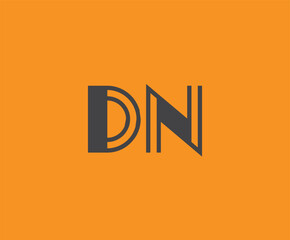D and N logo design. DN abstract Letters Logo Monogram. This logo design is the process of creating a visual symbol that represents a brand, company, or individual.