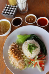 chicken hainan chinese authentic tradisional food
