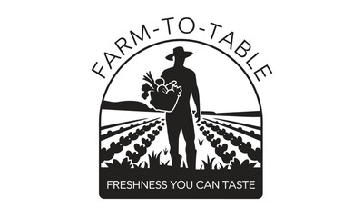 Food Farm vector logo icon clipart 