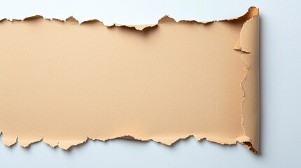 Obraz premium Tearing paper action studio background graphic design content minimalistic environment close-up viewpoint creative concept