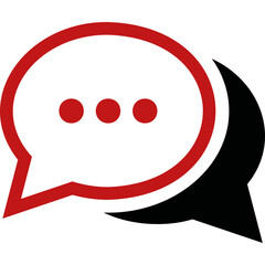 Simple vector icon chat
