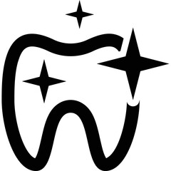 Simple vector icon tooth