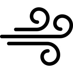 Simple vector icon wind
