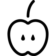 Simple vector icon apple
