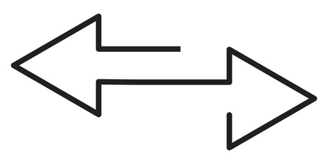 File Transfer Arrows. Right and Left side colorful data transfer icons.