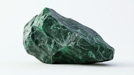 Fototapeta premium Vibrant green fluorite crystal cluster displaying stunning cubic formations and unique textures