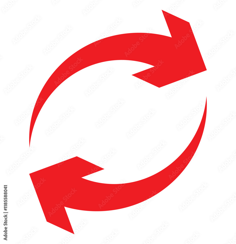 Poster circle arrows icon set. round reload sign, repeat icon, rotate arrow symbol, arrow pictogram refresh