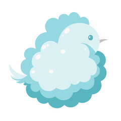 Bird Shaped from Clouds