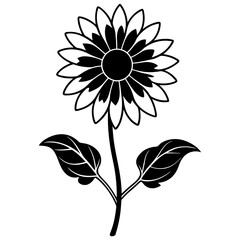 illustration of a sunflower