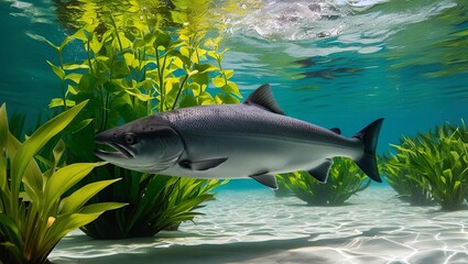 fish in the water