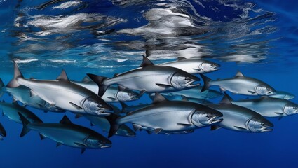shark in the sea