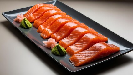 sushi with salmon