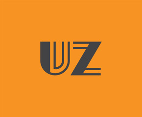 U and Z logo design. UZ abstract Letters Logo Monogram. This logo design is the process of creating a visual symbol that represents a brand, company, or individual.