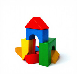 wooden toy house
